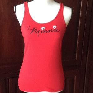 Disney Minnie red tank XS